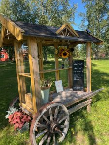 Blomsterkiosk, odling och självplock hos Malva och Iris i Djurås By.